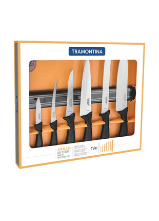Tramontina 7 Pcs. Kitchen Knife Set with Magnetic Rack - Tramontina Store UK