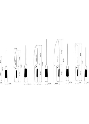 Tramontina 6 Pcs. Kitchen Knife Set - Tramontina Store UK