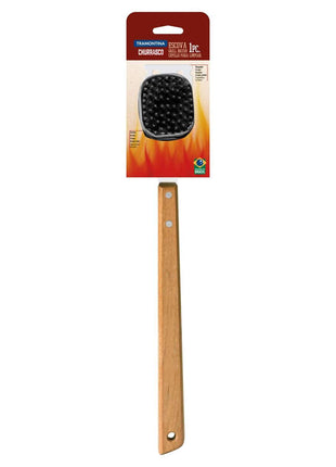 Tramontina Wooden Handle Grill Brush 41.7cm - Tramontina Store UK