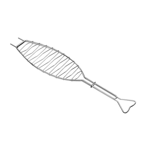 Tramontina Stainless Steel Articulated Fish Grill 71.3 x 16.5cm - Tramontina Store UK