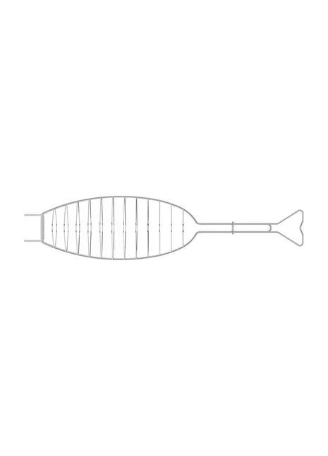 Tramontina Stainless Steel Articulated Fish Grill 71.3 x 16.5cm - Tramontina Store UK