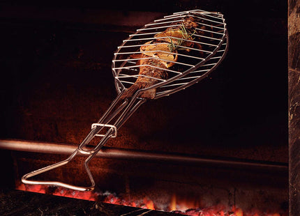 Tramontina Stainless Steel Articulated Fish Grill 71.3 x 16.5cm