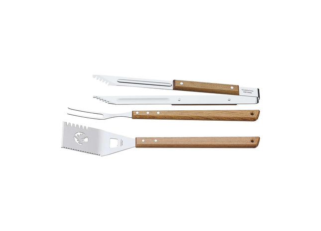 Tramontina Wooden Handle 3 Pcs. Barbecue Tools Set