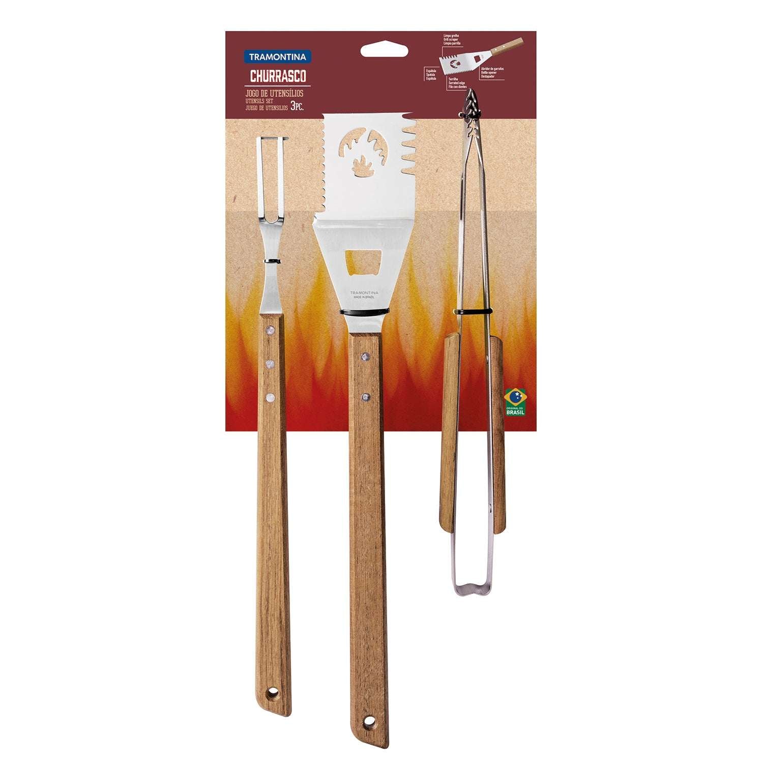 1 set coltello e forchetta per barbecue, kit di accessori per barbecue 1 set coltello e forchetta per barbecue, kit di accessori per barbecue