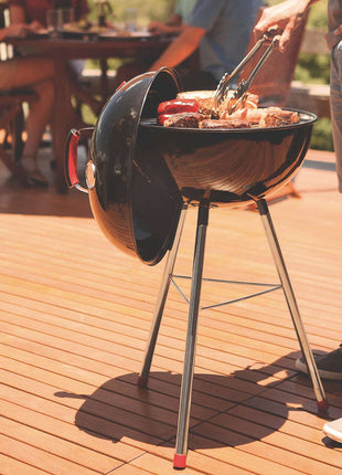 Tramontina Carbon Steel Portable Charcoal Grill with Lid - Tramontina Store UK