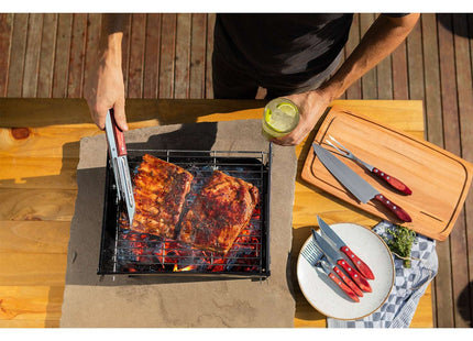 Tramontina Carbon Steel Flat-Packed Portable BBQ Grill