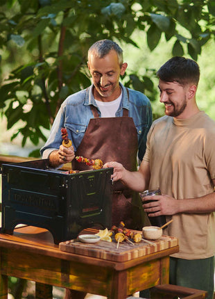 Tramontina Carbon Steel Flat-Packed Portable BBQ Grill - Tramontina Store UK