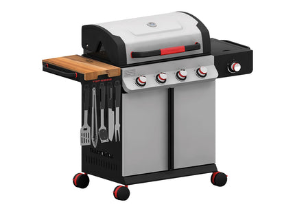 Tramontina 5 Burner Gas BBQ Grill with Side Burner
