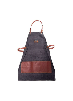Tramontina Denim Fabric with Synthetic Leather Barbecue Apron - Tramontina Store UK