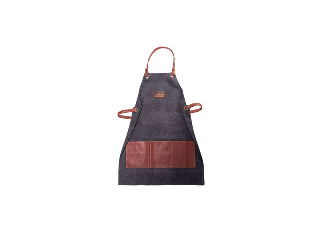 Tramontina Denim Fabric with Synthetic Leather Barbecue Apron