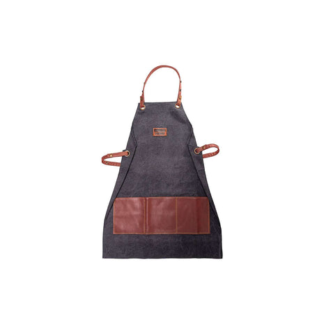 Tramontina Denim Fabric with Synthetic Leather Barbecue Apron - Tramontina Store UK