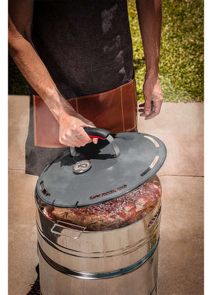 Tramontina Denim Fabric with Synthetic Leather Barbecue Apron - Tramontina Store UK