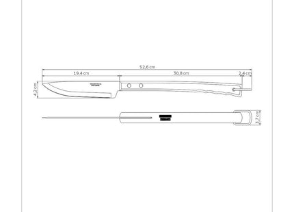 Tramontina Wooden Handle Carving Knife 50.2cm