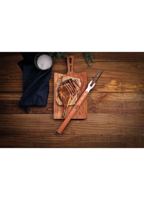 Tramontina Wooden Handle Carving Fork 47.1cm - Tramontina Store UK