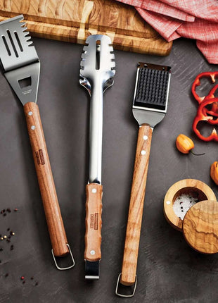 Tramontina Wooden Handle Grill Brush 44.3cm - Tramontina Store UK