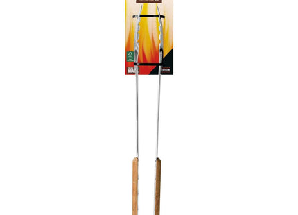 Tramontina Wooden Handle Meat Tongs 47.3cm