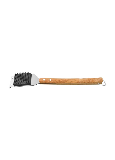 Tramontina Wooden Handle Grill Brush 44.3cm - Tramontina Store UK