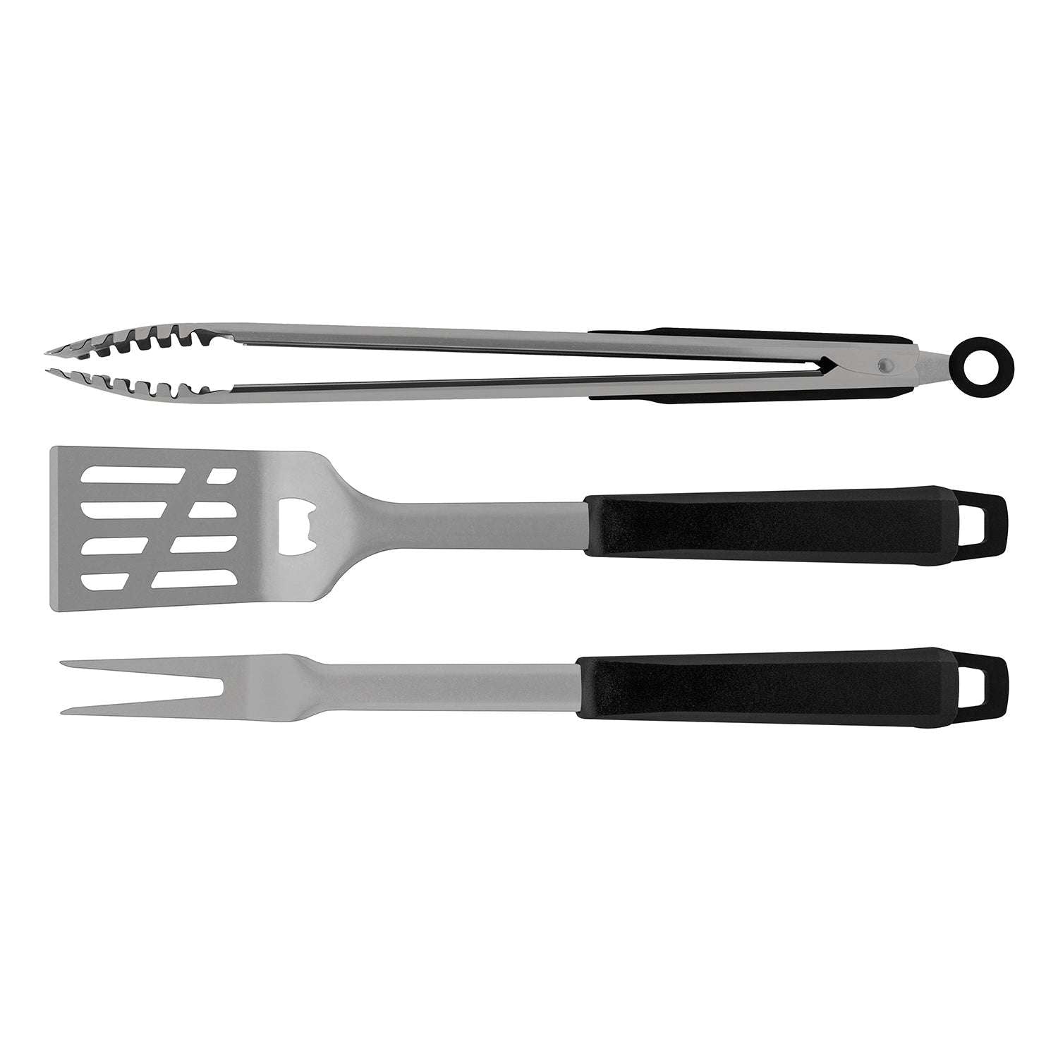 Tramontina Black Collection 3 Pcs. Barbeque Tools Set