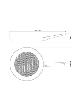 Tramontina Induction Non-Stick Frying Pan 28 cm (2l) - Tramontina Store UK