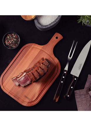 Tramontina Dishwasher-safe Wooden Handle 3 Pcs. Carving Set - Tramontina Store UK