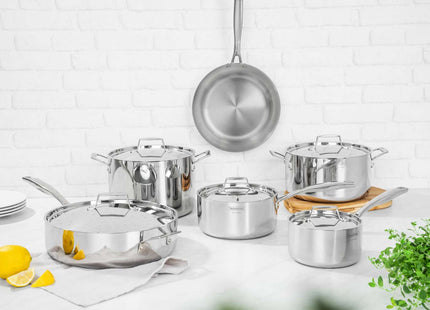 Tramontina 3-Ply Stainless Steel 6 Pcs. Cookware Set