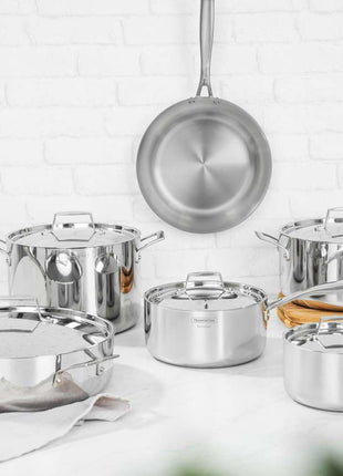 Tramontina 3-Ply Stainless Steel 6 Pcs. Cookware Set - Tramontina Store UK