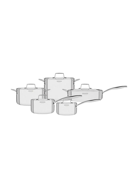 Tramontina 3-Ply Stainless Steel 5 Pcs. Cookware Set - Tramontina Store UK