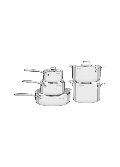 Tramontina 3-Ply Stainless Steel 5 Pcs. Cookware Set - Tramontina Store UK