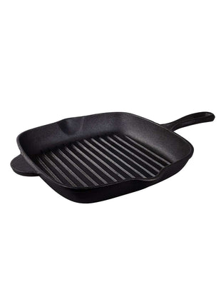 Tramontina Square Griddle Pan 27cm (2l) Pre-seasoned Cast Iron - Tramontina Store UK