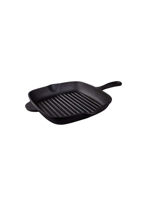 Tramontina Square Griddle Pan 27cm (2l) Pre-seasoned Cast Iron - Tramontina Store UK