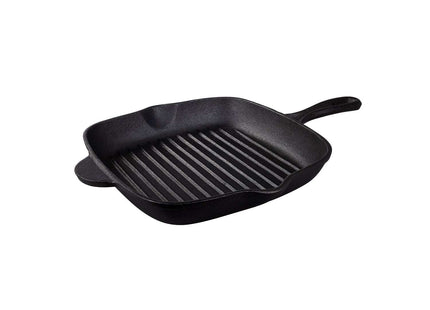 Tramontina Square Griddle Pan 27cm (2.2l) Pre-seasoned Cast Iron