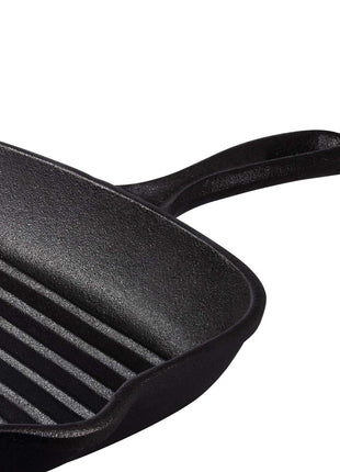 Tramontina Square Griddle Pan 27cm (2l) Pre-seasoned Cast Iron - Tramontina Store UK