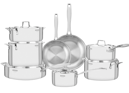 Tramontina 3-Ply Stainless Steel 8 Pcs. Cookware Set - Tramontina Store