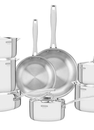 Tramontina 3-Ply Stainless Steel 8 Pcs. Cookware Set - Tramontina Store UK