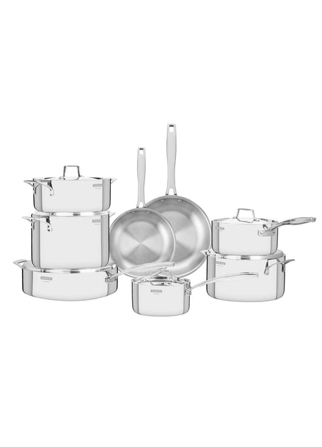Tramontina 3-Ply Stainless Steel 8 Pcs. Cookware Set - Tramontina Store UK