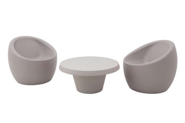 Tramontina Oca 3 Pcs. Polyethylene Lounge Set - Tramontina Store UK