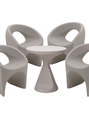 Tramontina Jet 5 Pcs. Polyethylene Lounge Set - Tramontina Store UK