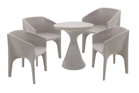Tramontina Paco 5 Pcs. Polyethylene Lounge Set - Tramontina Store UK