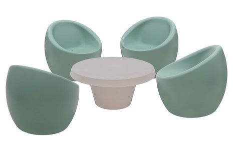 Tramontina Oca 5 Pcs. Polyethylene Lounge Set - Tramontina Store UK