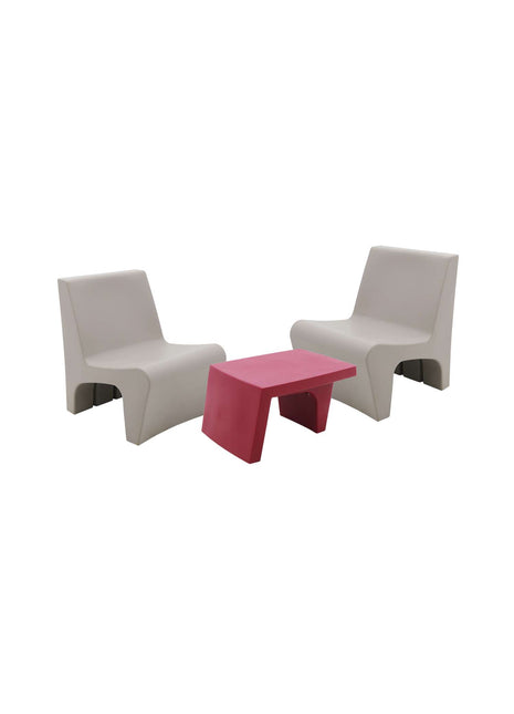 Tramontina Berta 3 Pcs. Polyethylene Lounge Set - Tramontina Store UK