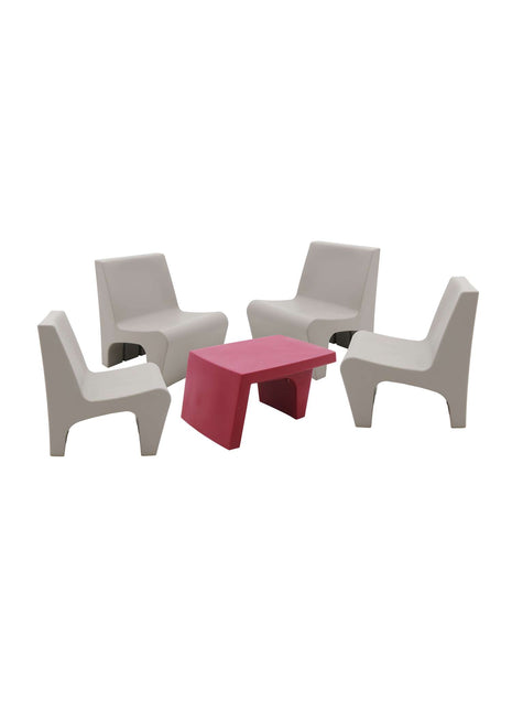 Tramontina Berta 5 Pcs. Polyethylene Lounge Set - Tramontina Store UK