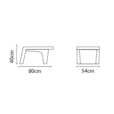 Tramontina Berta 3 Pcs. Polyethylene Lounge Set - Tramontina Store UK