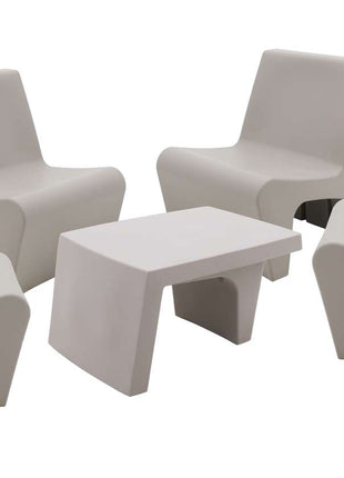 Tramontina Berta 5 Pcs. Polyethylene Lounge Set - Tramontina Store UK