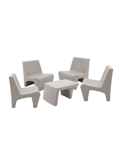 Tramontina Berta 5 Pcs. Polyethylene Lounge Set - Tramontina Store UK