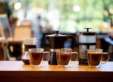 Tramontina 6 Pcs. Double Walled Coffee and Tea Glasses with Handles