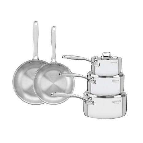 Tramontina 5 Pcs. Grano 3-Ply Stainless Steel Cookware Set - Tramontina Store UK