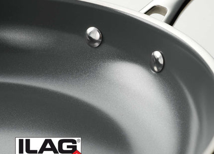 Tramontina 2 Pcs. Tri-Ply Stainless Steel Ceramic Non-Stick Frying Pan Set