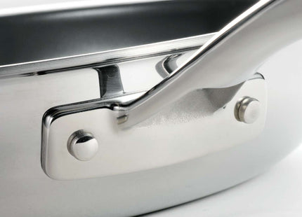 Tramontina 2 Pcs. Tri-Ply Stainless Steel Ceramic Non-Stick Frying Pan Set