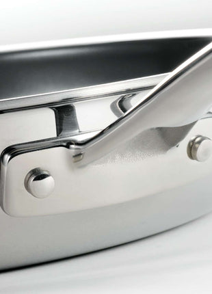 Tramontina 2 Pcs. Tri-Ply Stainless Steel Ceramic Non-Stick Frying Pan Set - Tramontina Store UK