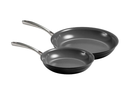 Tramontina 2 Pcs. Hard Anodised Ceramic Non-Stick Frying Pan Set